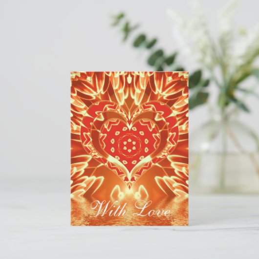 Golden Love Briefkaart (Staand voorkant)