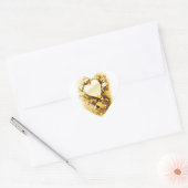Golden Love_ Hart Sticker (Envelop)