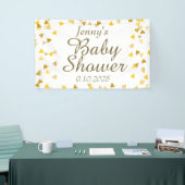 Golden Love Hearts Baby shower / Sprinkle Spandoek (Beurs)