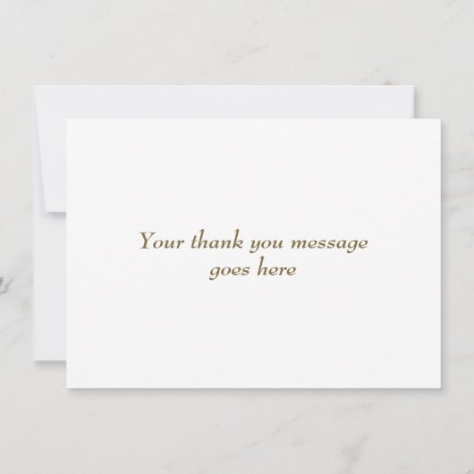 Golden Love Hearts Bedankt (Achterkant)