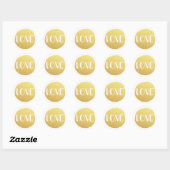 Golden Love Holiday Sticker (Vel)