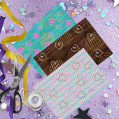 Golden Love Inpakpapier Vel