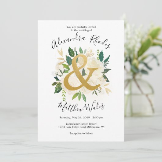 Golden Love Kaart (Staand voorkant)