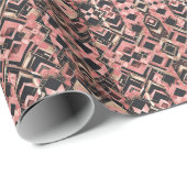 Golden Love Maze Valentijnsdag inpakpapier (Rol Hoek)