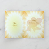 Golden Love Valentijnse kaart (Binnen)