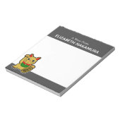 Golden Lucky Cat gepersonaliseerd Notitieblok (Linkerzijde)