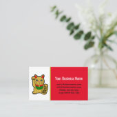 Golden Lucky Cat Shopkeeper's Visitekaartje (Staand voorkant)