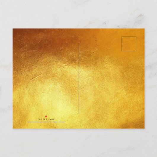 Golden Lunar Vietnamees Rat 2020 GP Uitnodiging Briefkaart (Achterkant)