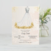 Golden Luxury Elegant Glam Vrijgezellenfeest Kaart (Staand voorkant)