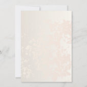 Golden Luxury Elegant Glam Vrijgezellenfeest Kaart (Achterkant)