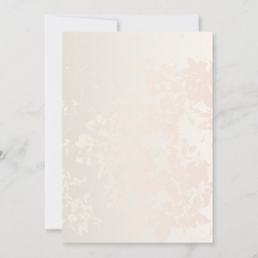 Golden Luxury Elegant Glam Vrijgezellenfeest Kaart (Achterkant)