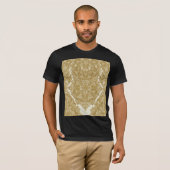 Golden Luxury Paisley Pattern T-Shirt (Voorkant volledig)