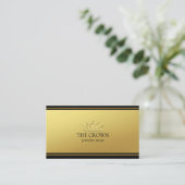 Golden Luxury Visitekaartje (Staand voorkant)