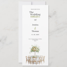 golden luxury white wedding invitation kaart