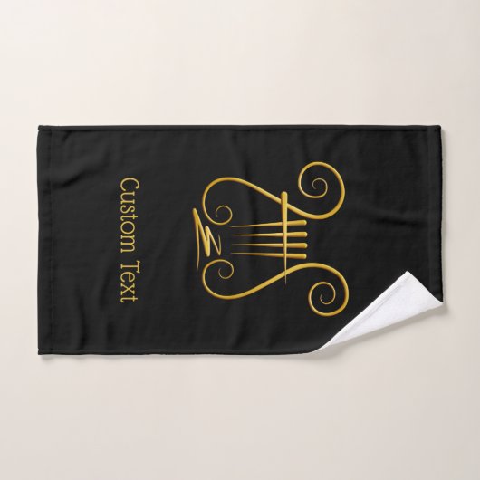 Golden Lyre Bad Handdoek (Handdoek)