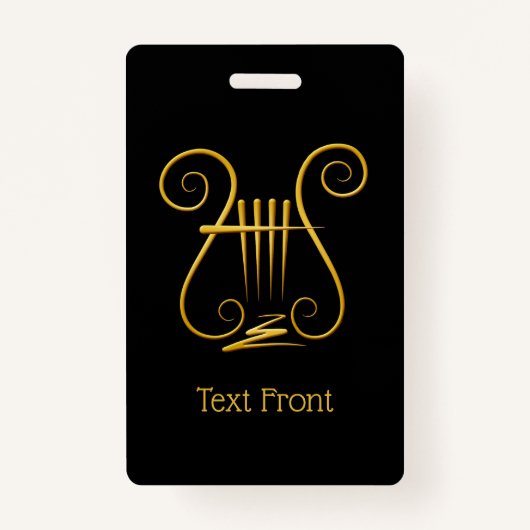 Golden Lyre Badge (Voorkant)