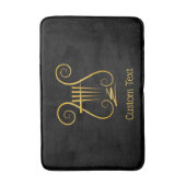 Golden Lyre Badmat (Voorkant Verticaal)