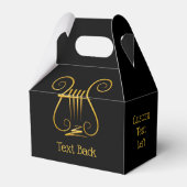Golden Lyre Bedankdoosjes (Achterkant)