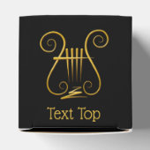 Golden Lyre Bedankdoosjes (Bovenkant)