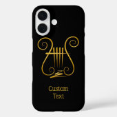 Golden Lyre Case-Mate iPhone Case (Achterkant)