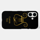 Golden Lyre Case-Mate iPhone Case (Achterkant (horizontaal))