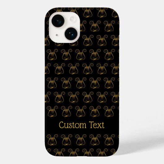 Golden Lyre Case-Mate iPhone Case (Achterkant)