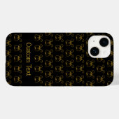 Golden Lyre Case-Mate iPhone Case (Achterkant (horizontaal))