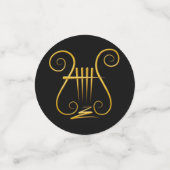 Golden Lyre Confetti (Kleine voorkant)