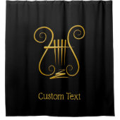 Golden Lyre Douchegordijn (Voorkant)