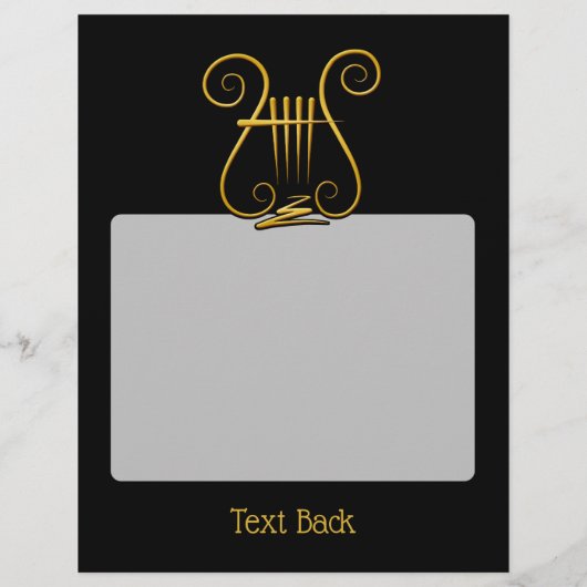 Golden Lyre Flyer (Achterkant)