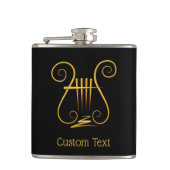 Golden Lyre Heupfles (Voorkant)