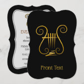 Golden Lyre Kaart (Voorkant / Achterkant)