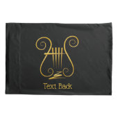 Golden Lyre Kussensloop (Achterkant)
