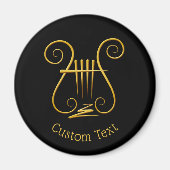 Golden Lyre Magneet (Voorkant)