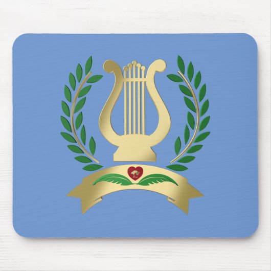 Golden lyre muismat (Voorkant)