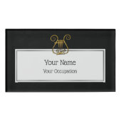 Golden Lyre Naambadge (Voorkant)