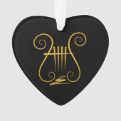 Golden Lyre Ornament (voorkant)