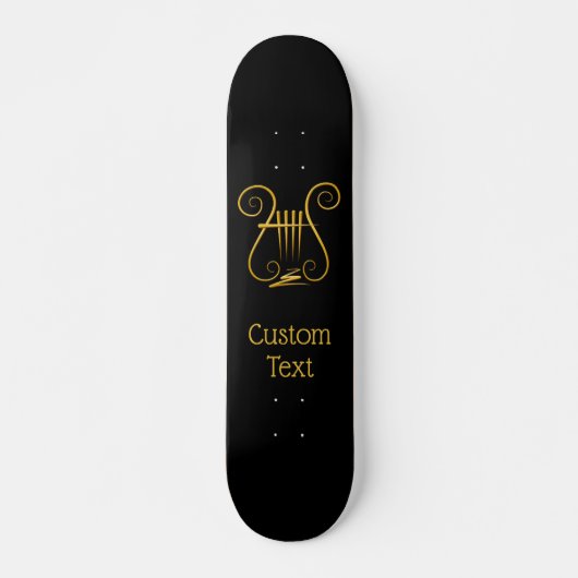 Golden Lyre Persoonlijk Skateboard (Voorkant)