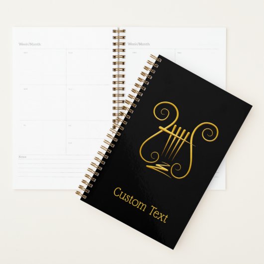 Golden Lyre Planner (Display)
