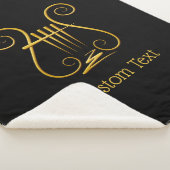 Golden Lyre Sherpa Deken (3/4)