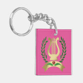 Golden lyre sleutelhanger (Voorkant Links)