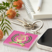 Golden lyre sleutelhanger (Voorkant Rechts)