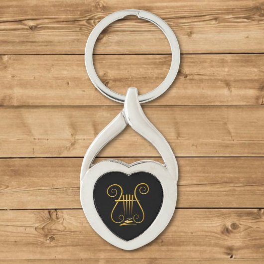 Golden Lyre Sleutelhanger