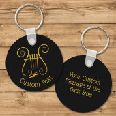 Golden Lyre Sleutelhanger