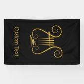 Golden Lyre Spandoek (Horizontaal)
