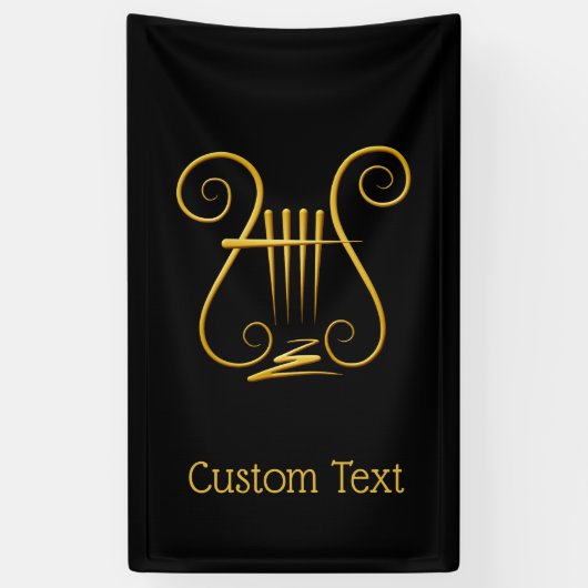 Golden Lyre Spandoek (Verticaal)