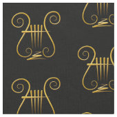 Golden Lyre Stof (Close Up)