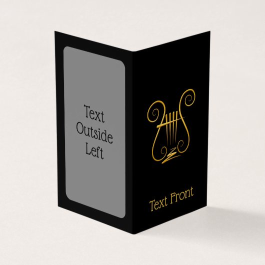 Golden Lyre Visitekaartje (Buitenkant)