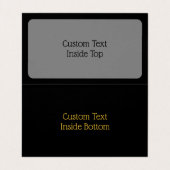 Golden Lyre Visitekaartje (Binnenkant ongevouwen)