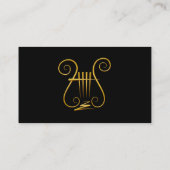 Golden Lyre Visitekaartje (Achterkant)
